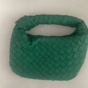 NWOT Top Handle Woven Intrecciato Bag